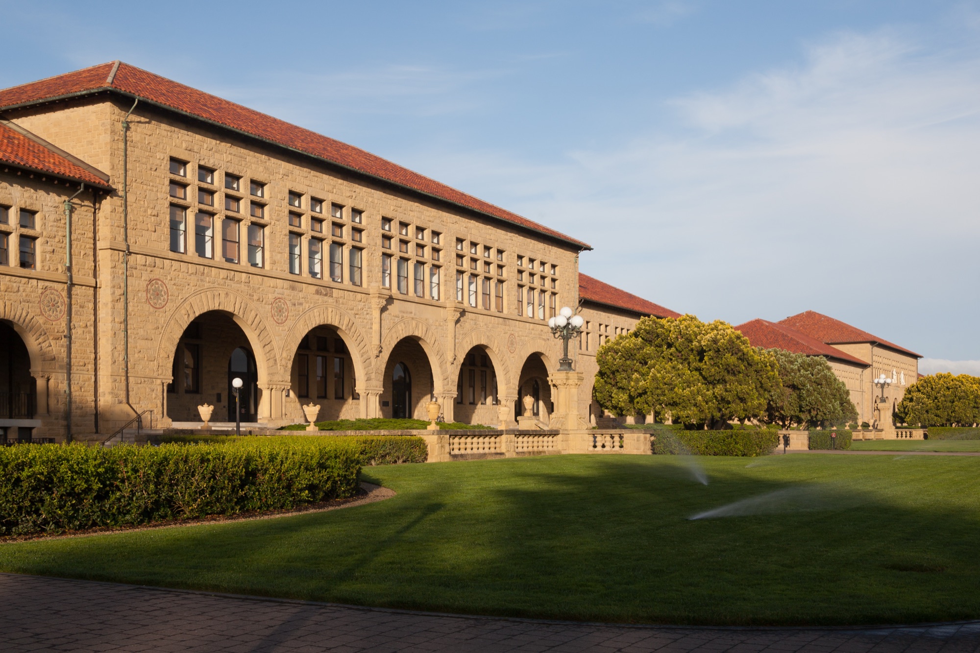 Stanford Main Quad in evening light